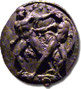 The Greek word for truce (ekecheiria) means 'the holding of hands' and 'the break of hostilities'